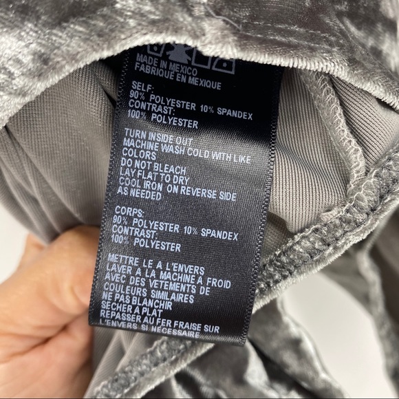 Urban Outfitters Out From Under Velvet Body Suit M - Picture 13 of 13